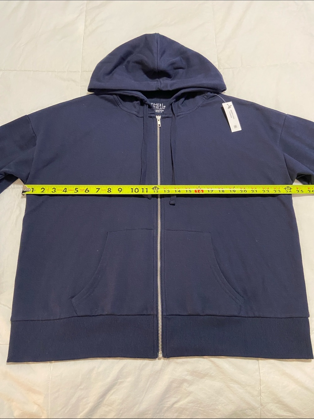 💙Time and Tru Navy Full-Zip
Hooded Sweatshirt 💙